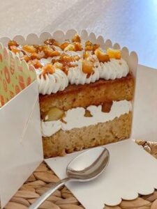 Cakebox Almendra Y Manzana Caramelizada Caja Pequeña | Repostería artesanal en Mallorca